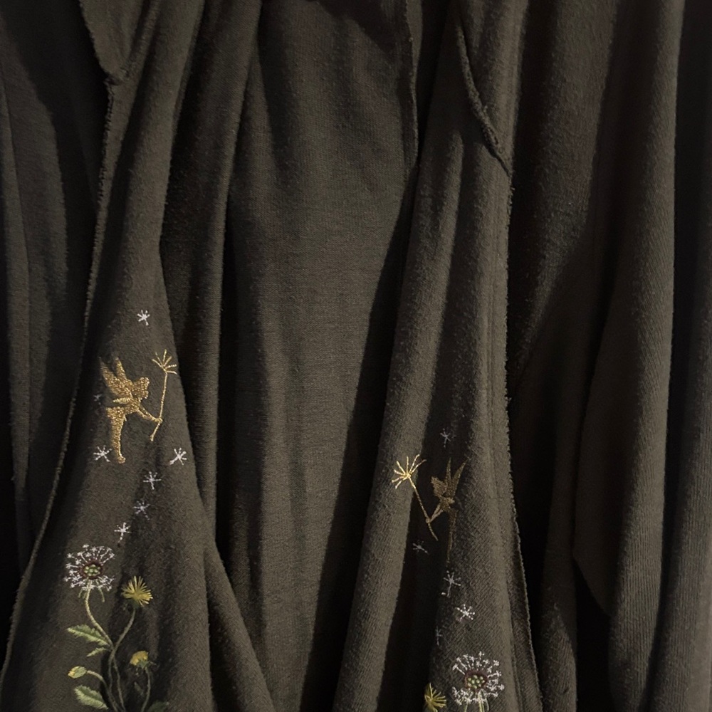 Disney Green Cardigan with embroidered details